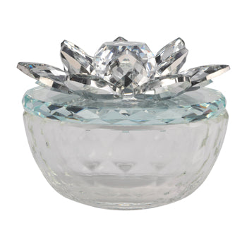 Lotus Trinket Glass Box