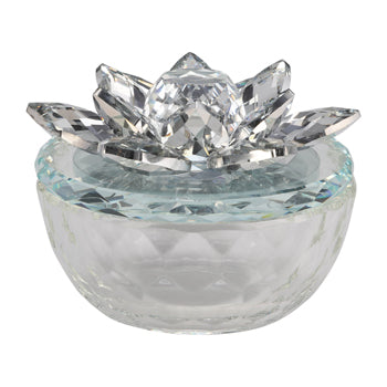 Lotus Trinket Glass Box