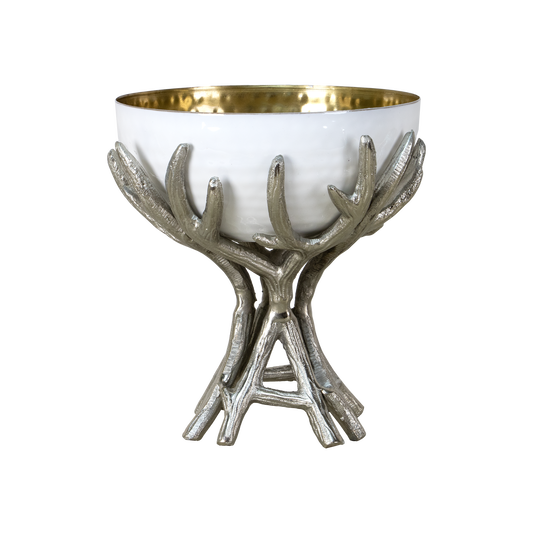 Magret Chalice Bowl, White