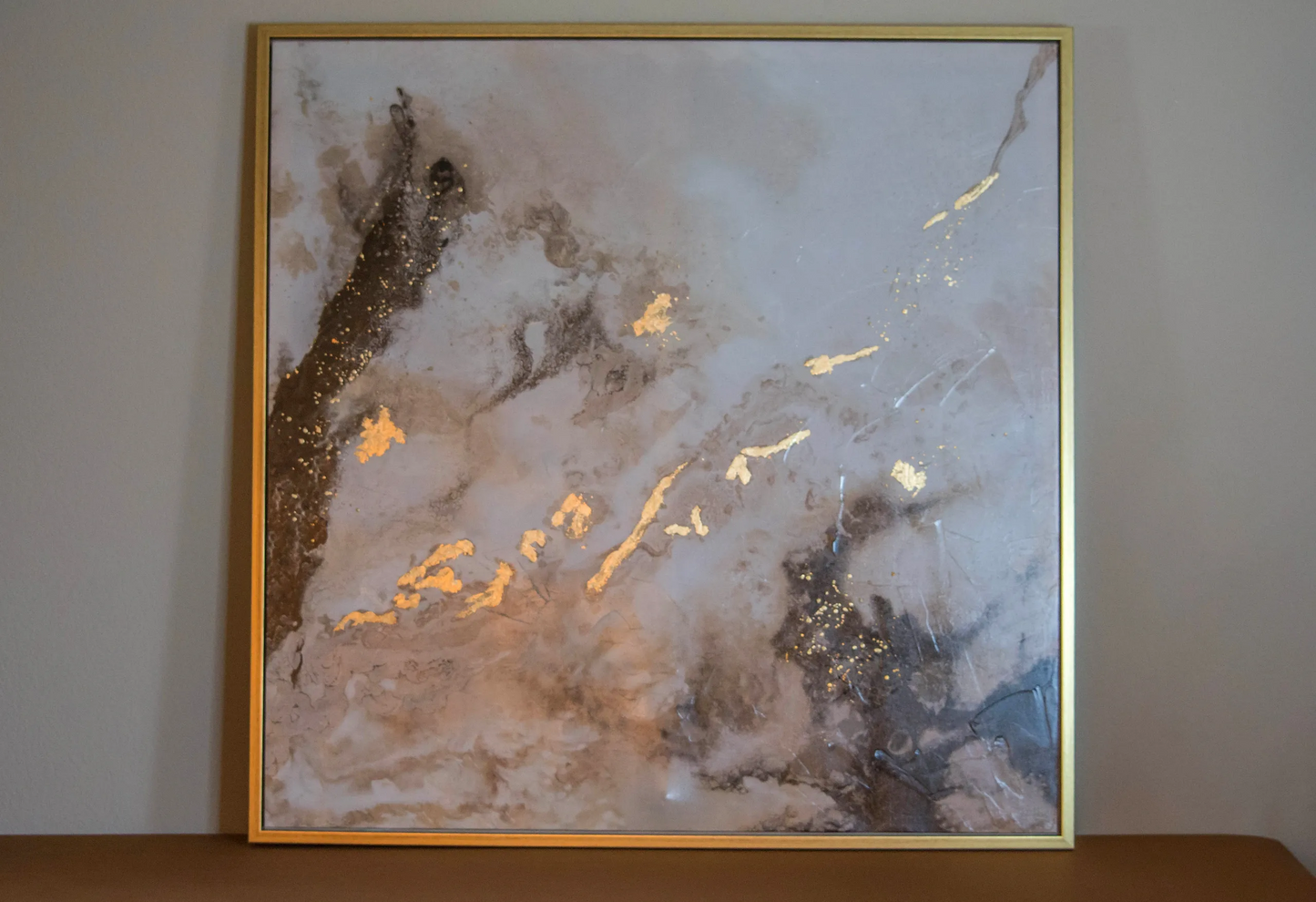 42 x 42 Abstract Oil Painting