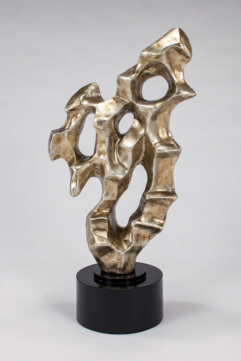 Beyond Measurement Gold Sculpture