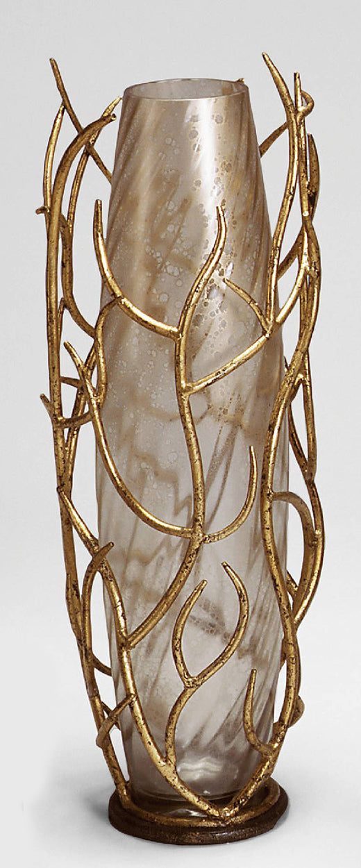 30" Metal Branch Vase