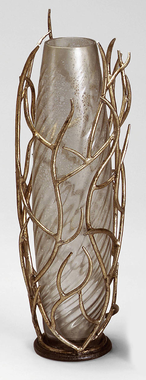 30" Metal Branch Vase