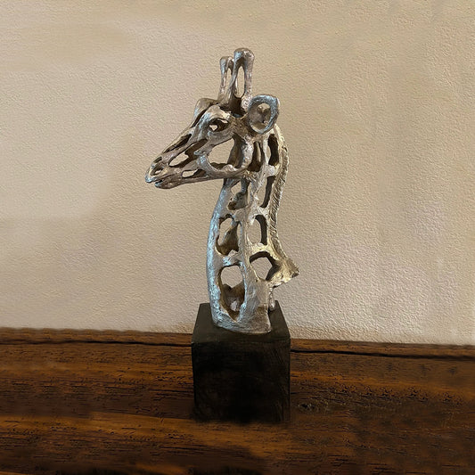 Girafee Head Statue