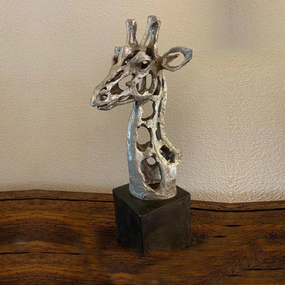 Girafee Head Statue