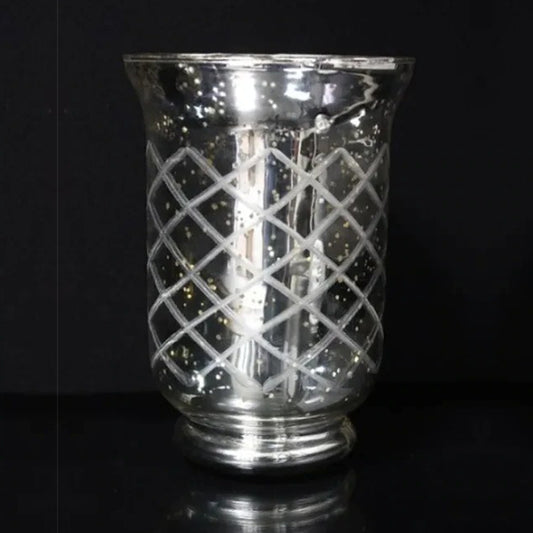 Mercury Glass Candle Holder