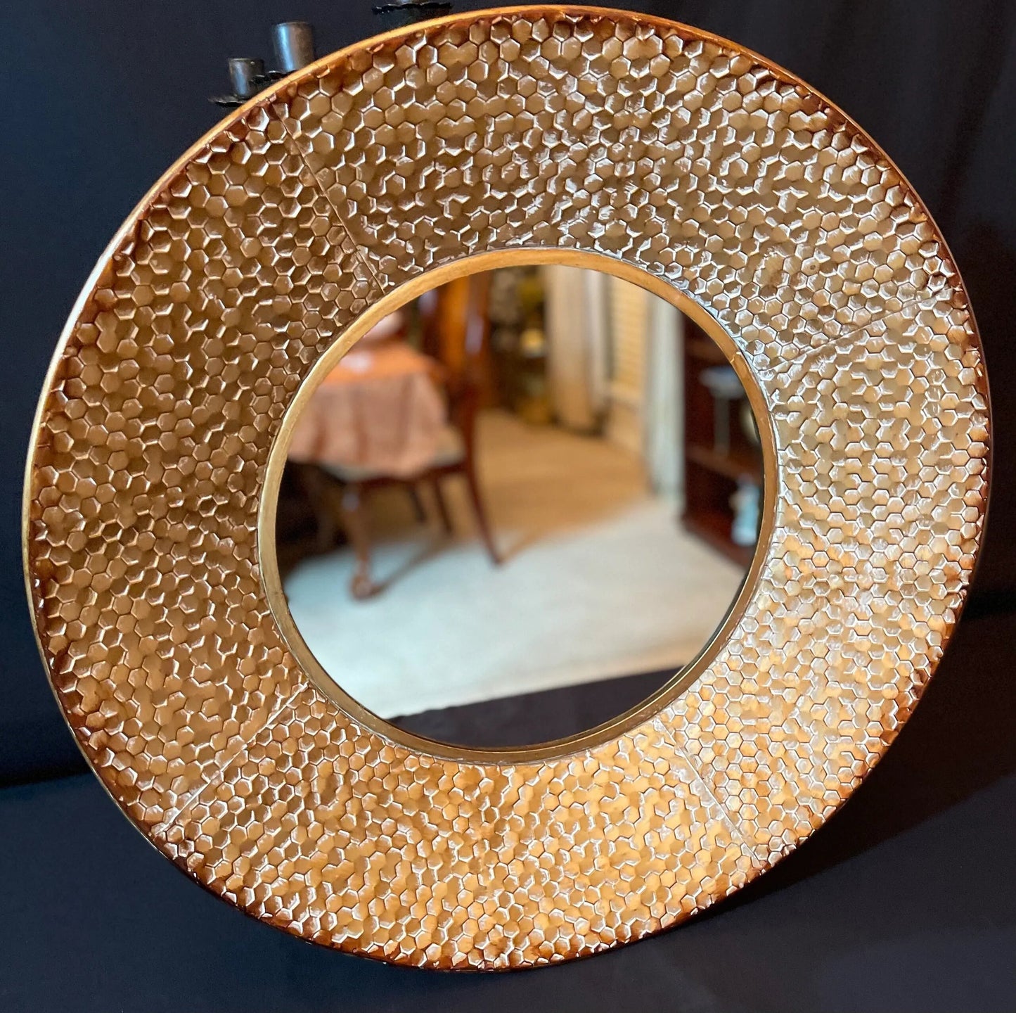 Round Metal Decorative Mirror
