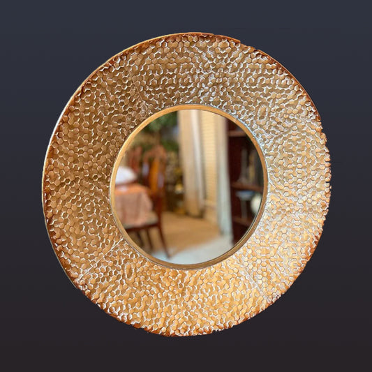 Round Metal Decorative Mirror