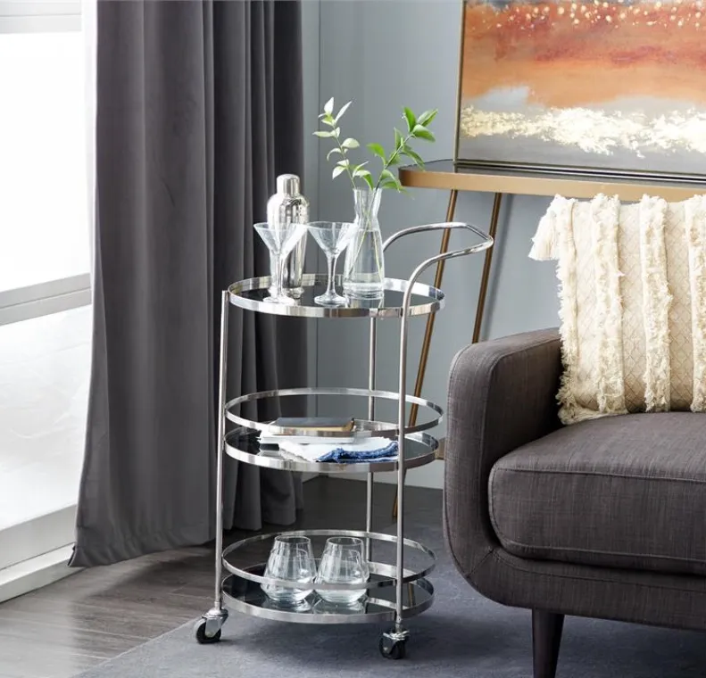 Sterling Silver Glass Bar Chart