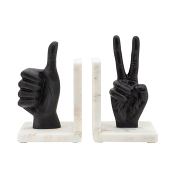Hand Sign Bookends