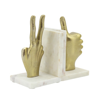 Hand Sign Bookends