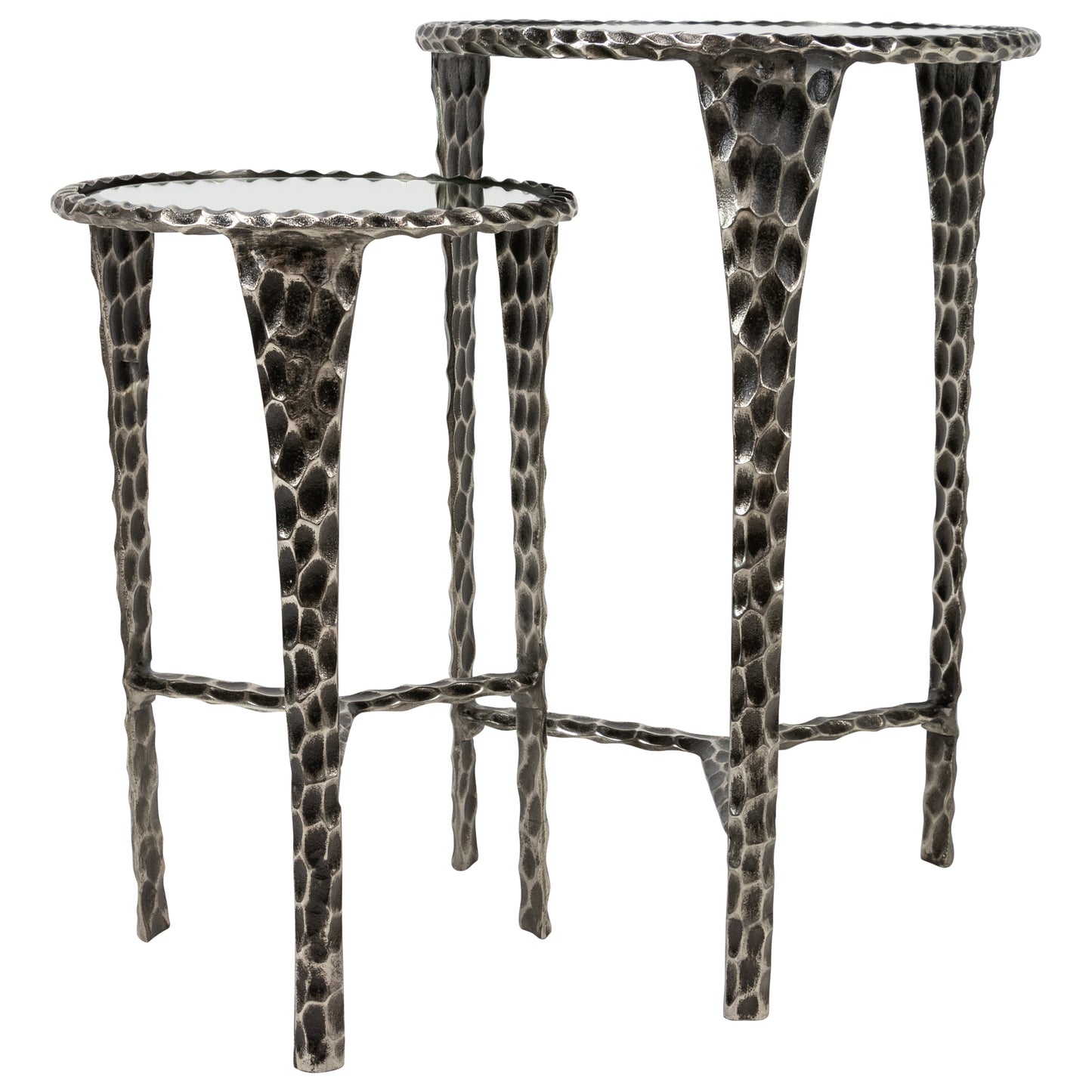 Hammered Design Cocktail Table