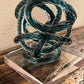 Blue & Green Glass Knot - 5.9 inches