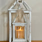 Farmhouse Wooden Lanterns (Set of 2)