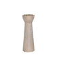 12"Bead Candle Holder, Champagne