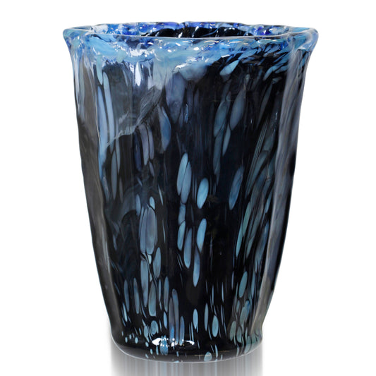 Ginerva Vase Black & Blue