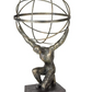 Atlas with Globe 17 1/4" Bronze Sculpture