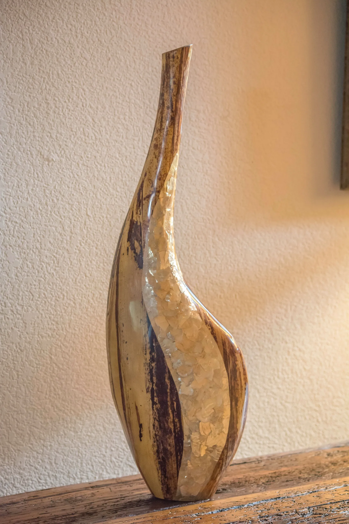 Banna Bark Shell Vase