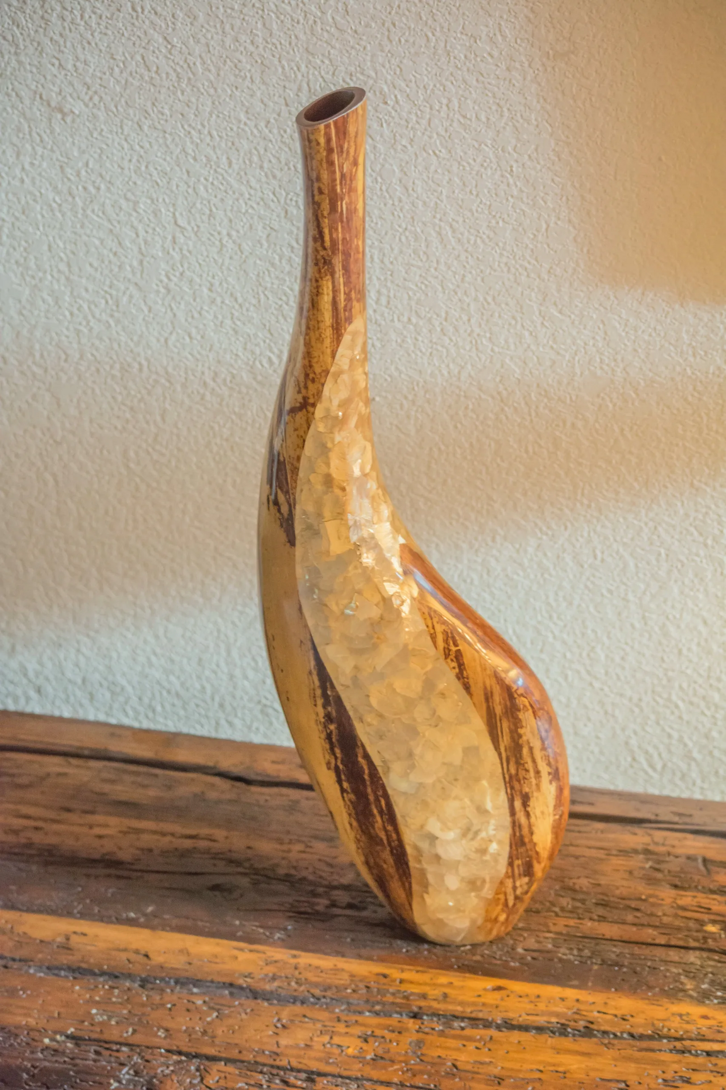 Banna Bark Shell Vase