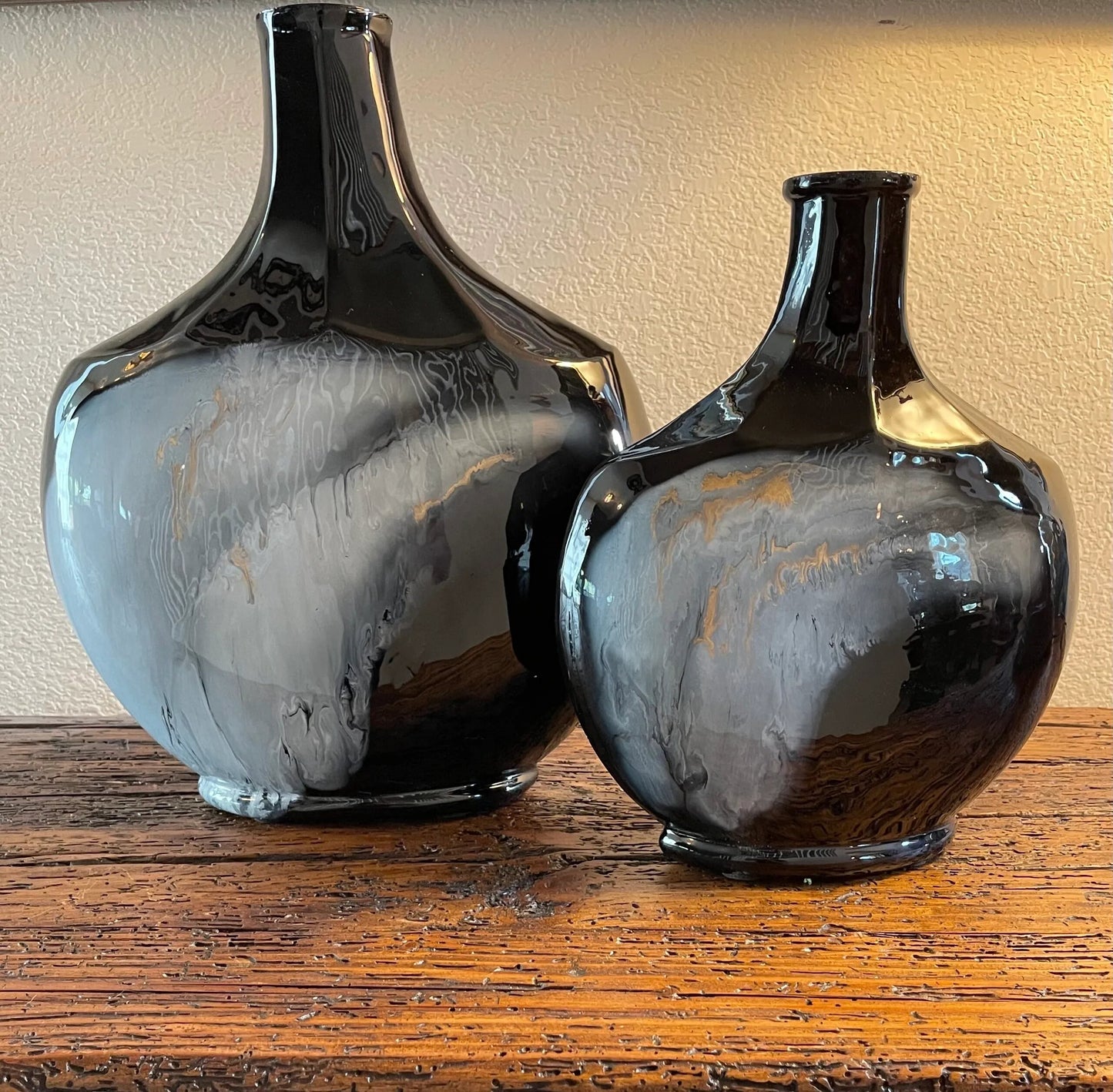 Black & Silver Vase