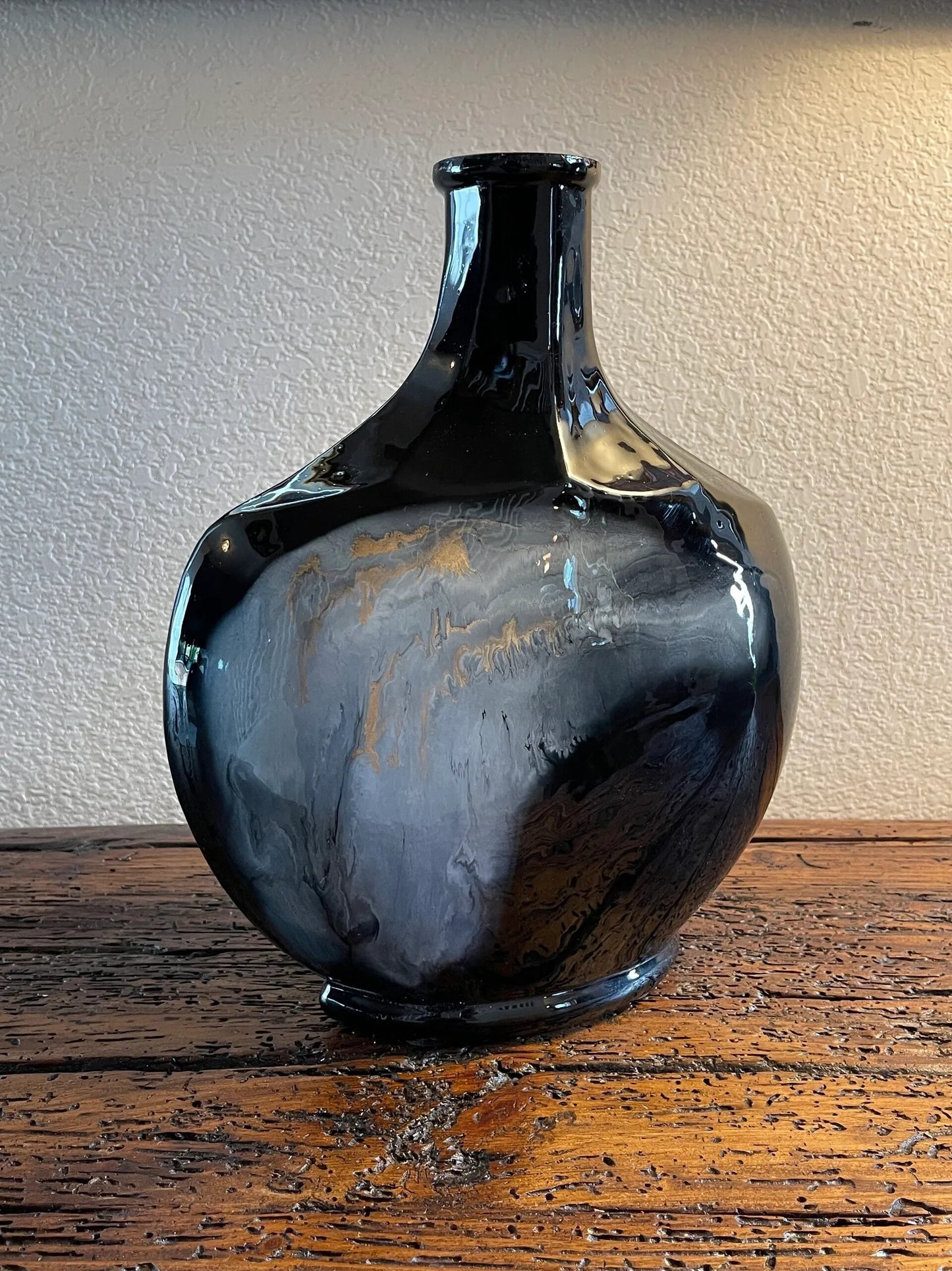 Black & Silver Vase