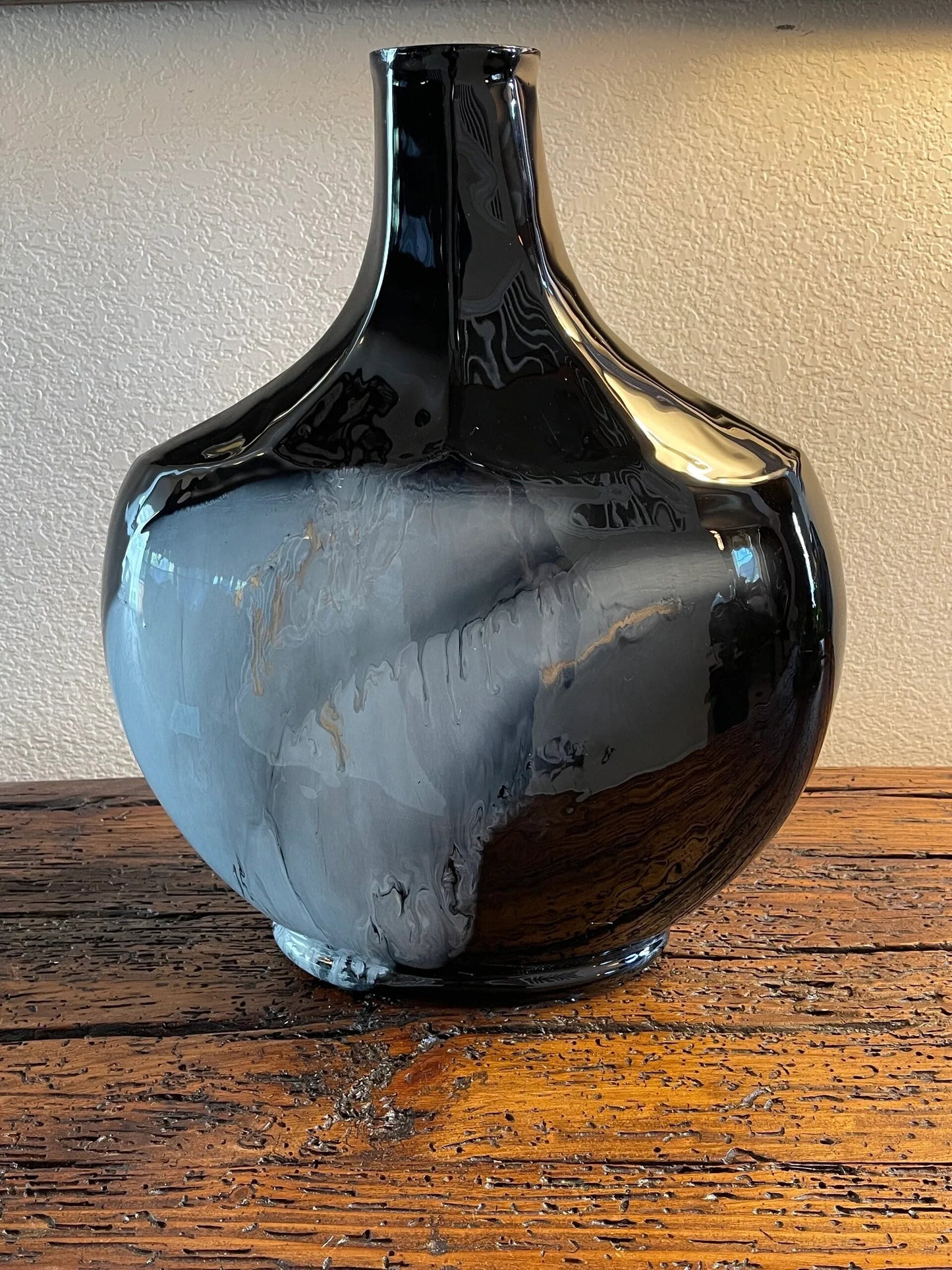 Black & Silver Vase