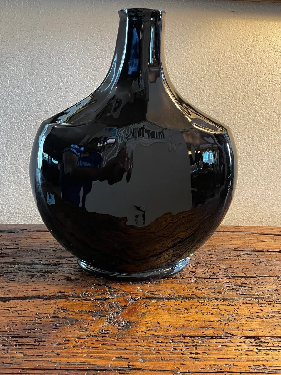 Black & Silver Vase