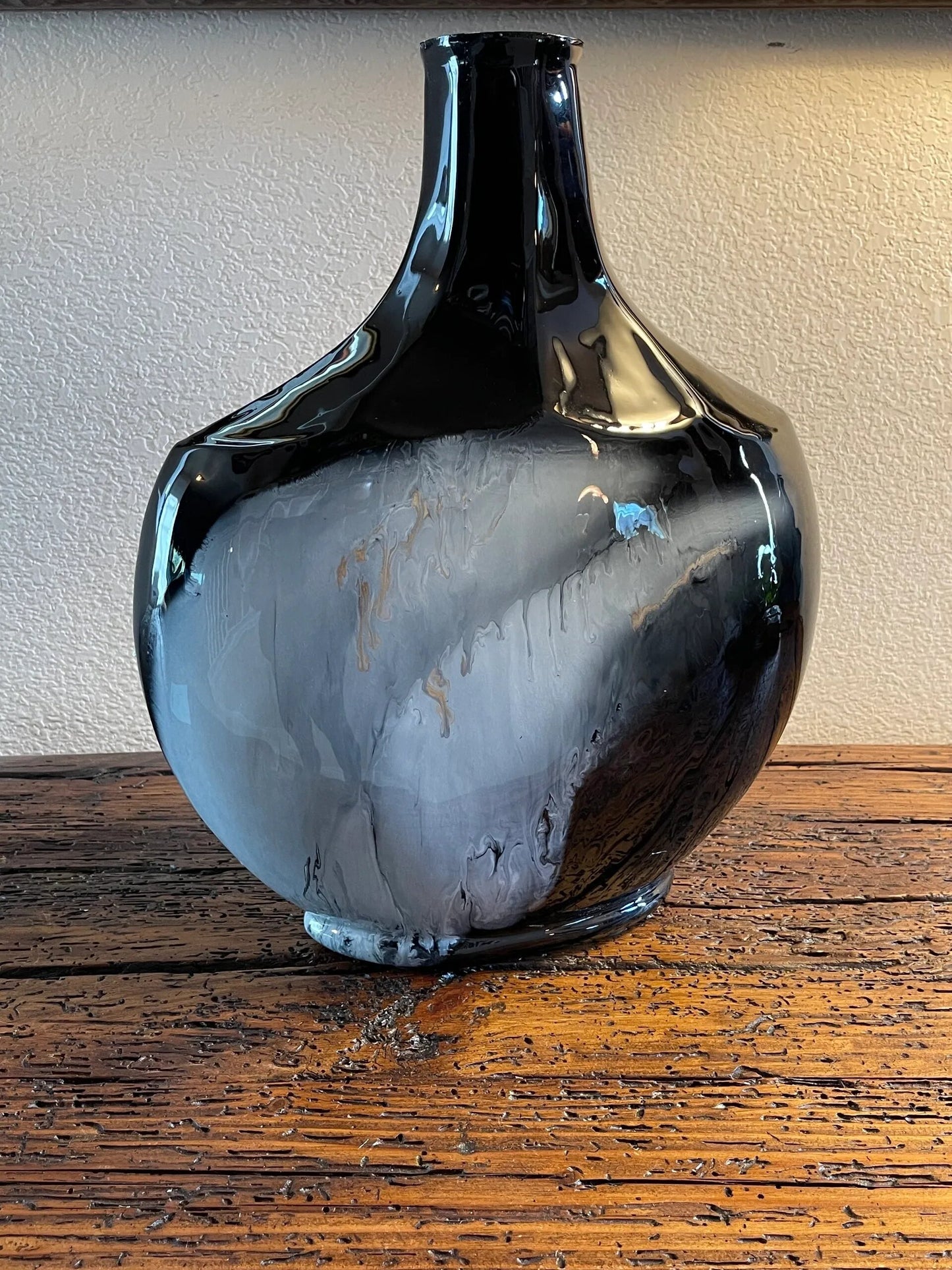 Black & Silver Vase