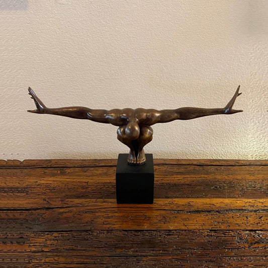 Bronze Man Sculpture