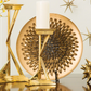 Chrysanthemum Charger - Matte Gold