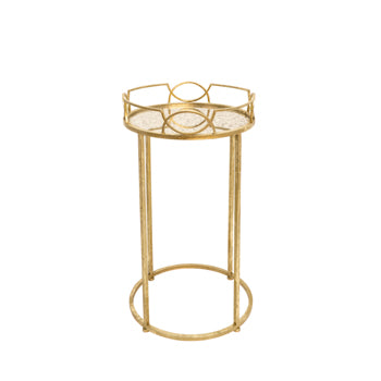 S/3 Gold Accent Tables