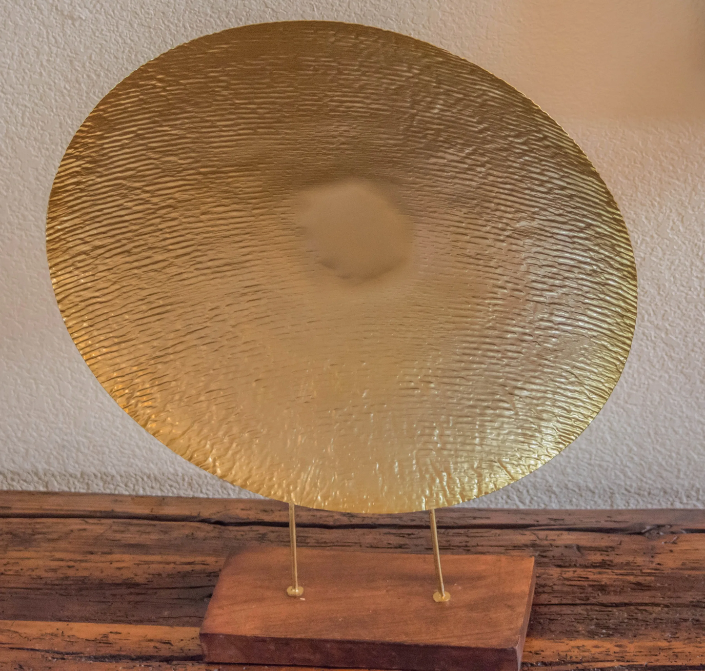 Gold Platter on Stand