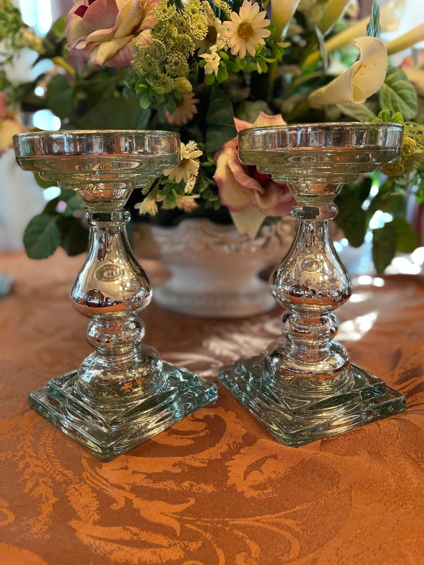 9" Mercury Candleholder