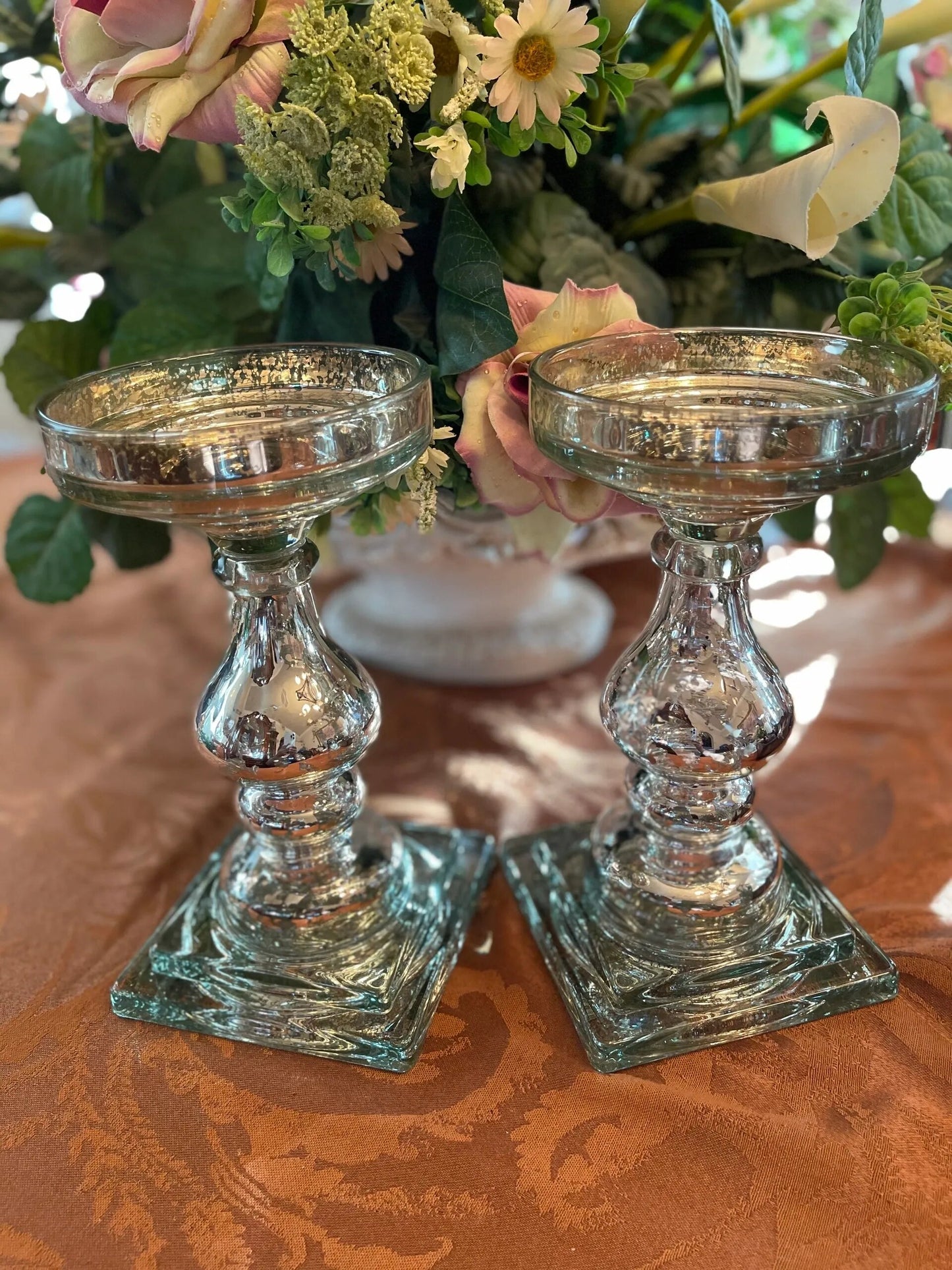 9" Mercury Candleholder