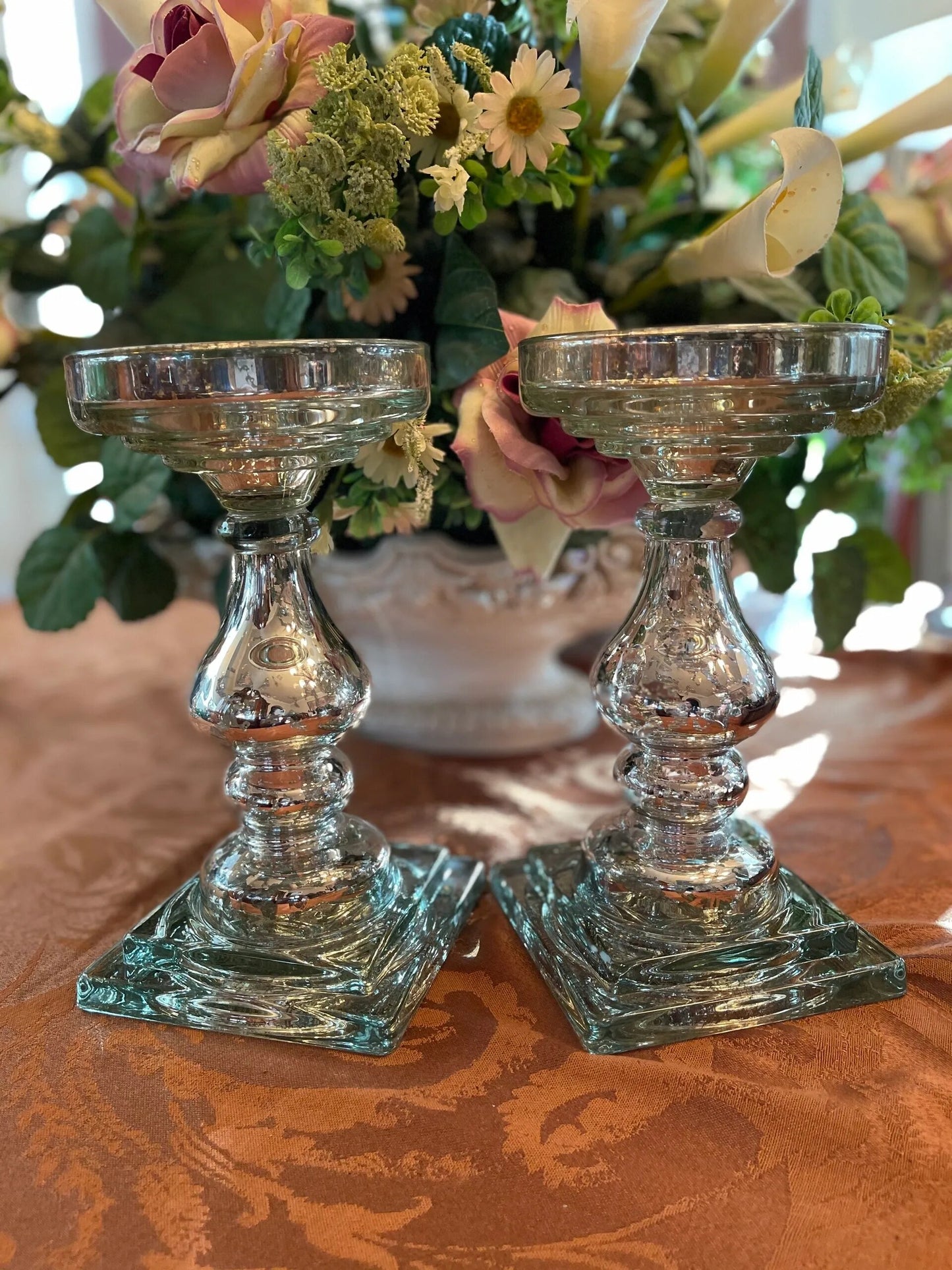 9" Mercury Candleholder