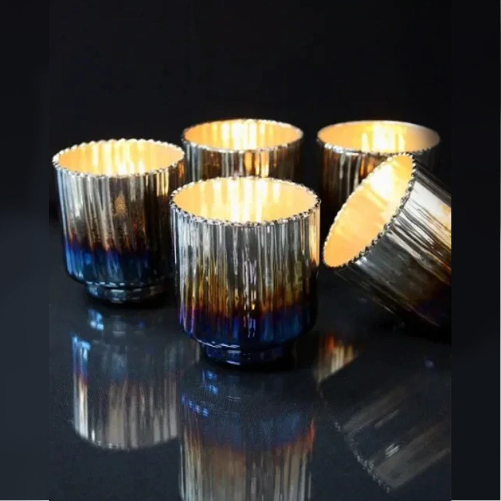 Mercury Glass Votive Holder