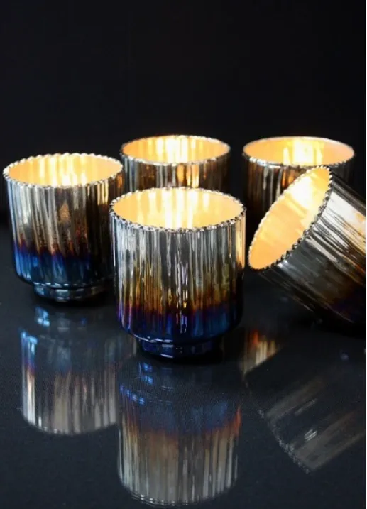 Mercury Glass Votive Holder