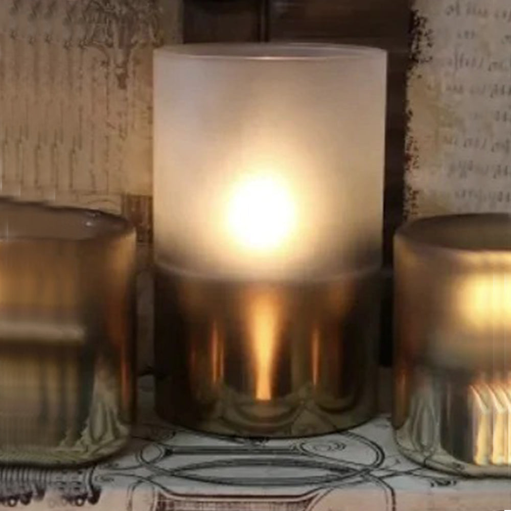 Metallic Frosted Radiance Poured Candle Simply Distinctive Concepts
