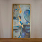 Multi-Color Abstract Oil Painting 62x32