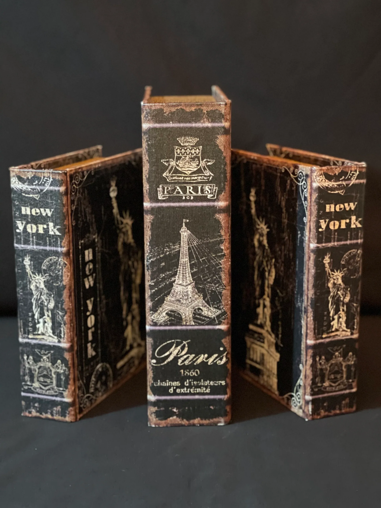 Paris & New York Wooden Box Set