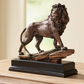 Regal Lion 11" Bronze Sculpture