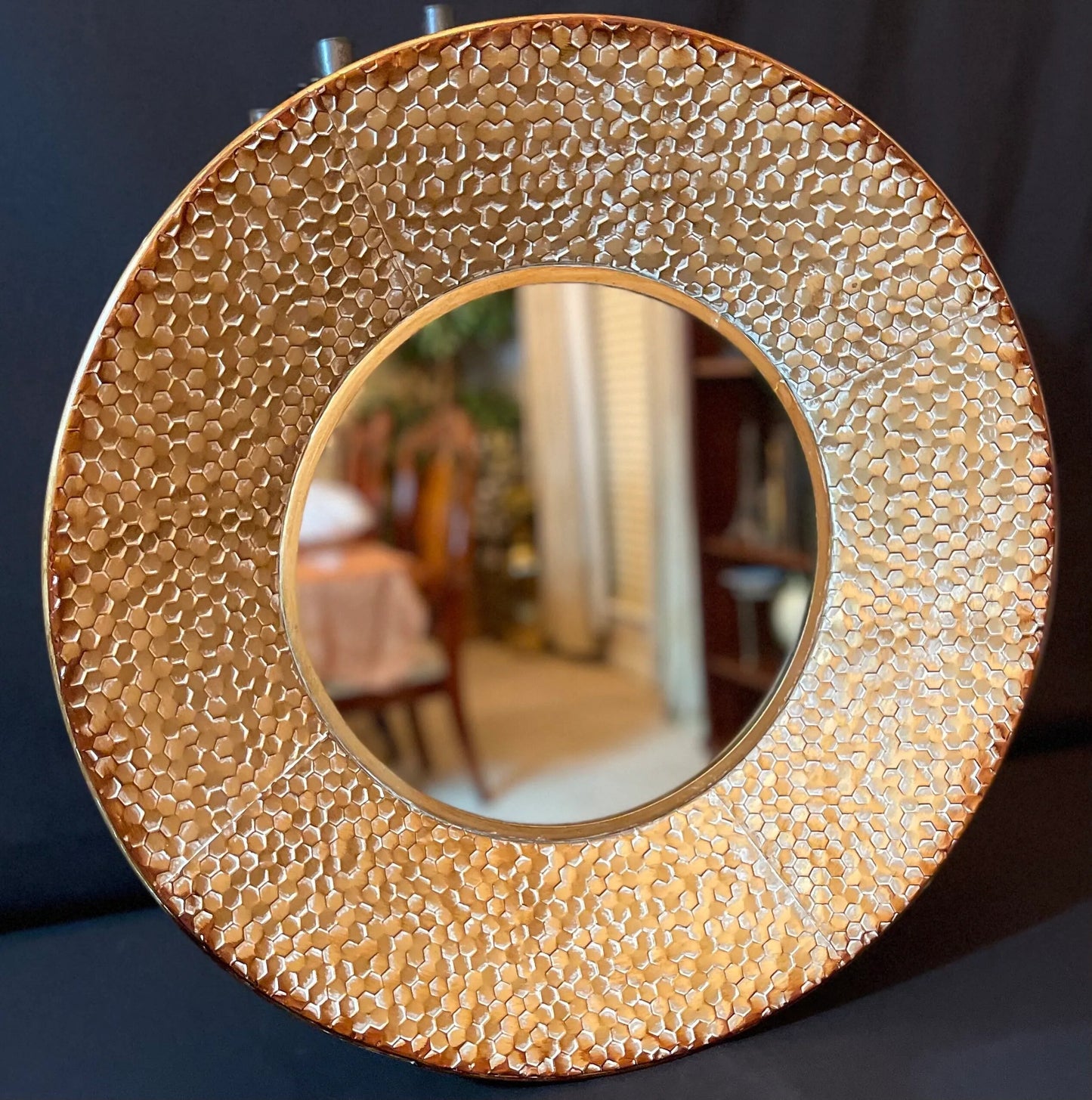 Round Metal Decorative Mirror
